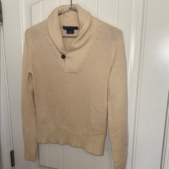 Ralph Lauren Sweaters - Ralph Lauren Beige Cowl Neck cashmere women’s Sweater